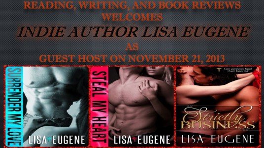 Reading, Writing, and Book Reviews welcomes lisa eugene