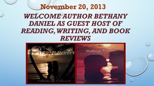 Welcome Author Bethany Daniel as Guest Host of