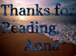 thanks for reading