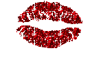 glitter red lips 2