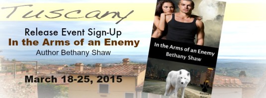 In the arms of an enemy release banner